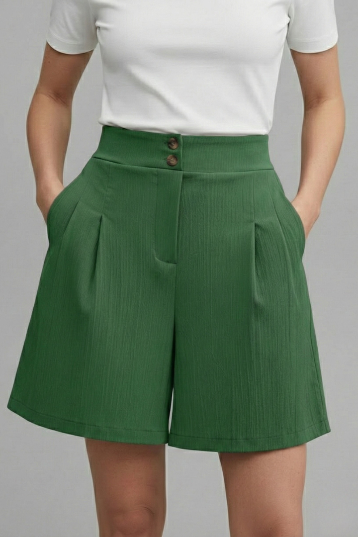 Elegant Shorts for Women with High Waist Style