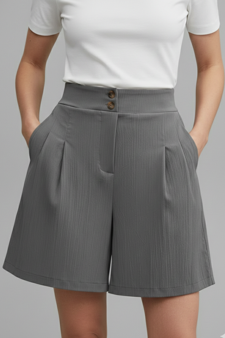 Elegant Shorts for Women with High Waist Style
