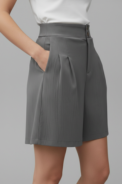 Elegant Shorts for Women with High Waist Style