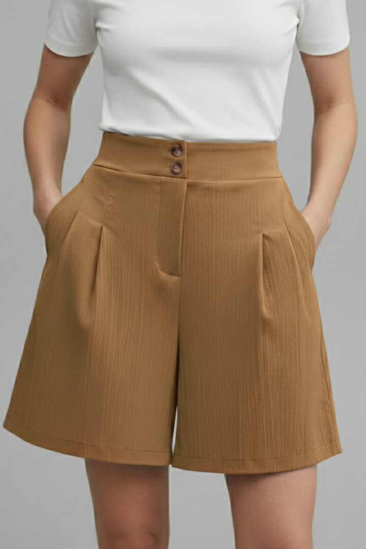 Elegant Shorts for Women with High Waist Style