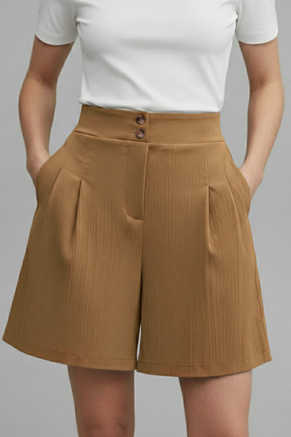 Elegant Shorts for Women with High Waist Style