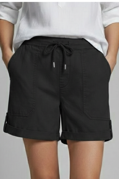 Effortless Shorts for Women with Drawstring Waist Style