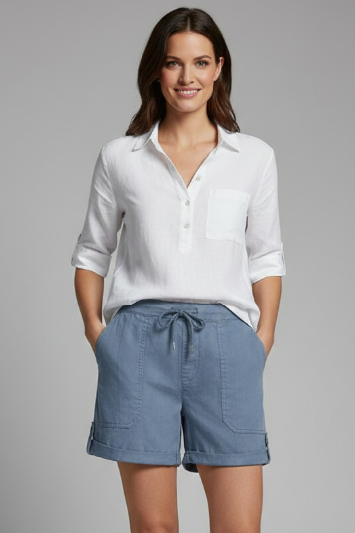 Effortless Shorts for Women with Drawstring Waist Style