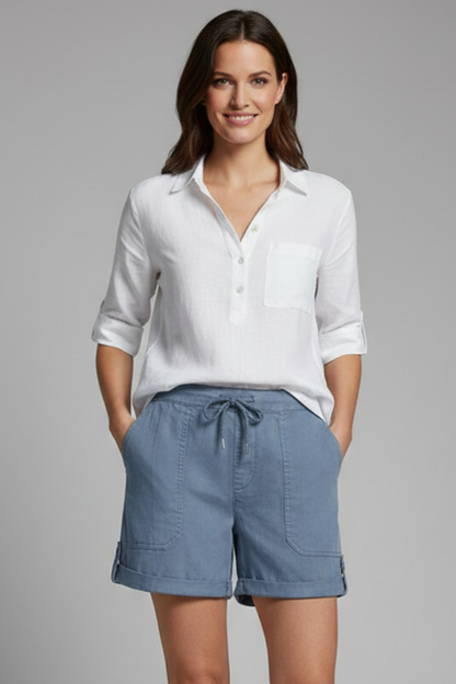 Effortless Shorts for Women with Drawstring Waist Style