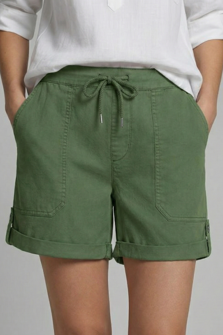 Effortless Shorts for Women with Drawstring Waist Style