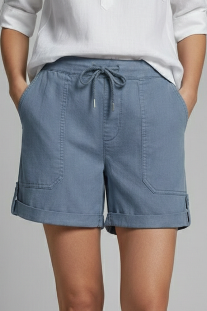 Effortless Shorts for Women with Drawstring Waist Style
