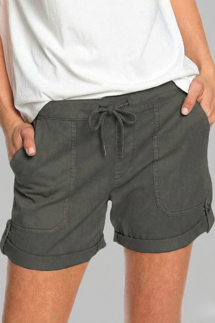 Effortless Shorts for Women with Drawstring Waist Style
