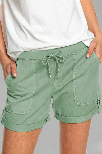 Effortless Shorts for Women with Drawstring Waist Style