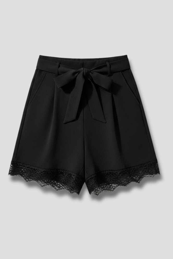Stylish Black Shorts for Women with High Waist Style