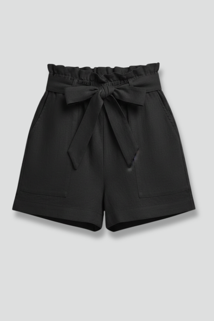 Effortless Linen Shorts for Women with High Waist Style