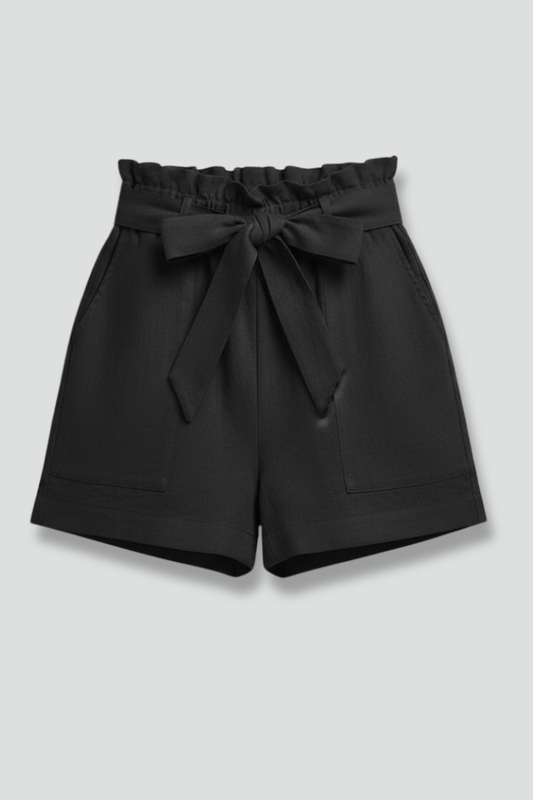 Effortless Linen Shorts for Women with High Waist Style