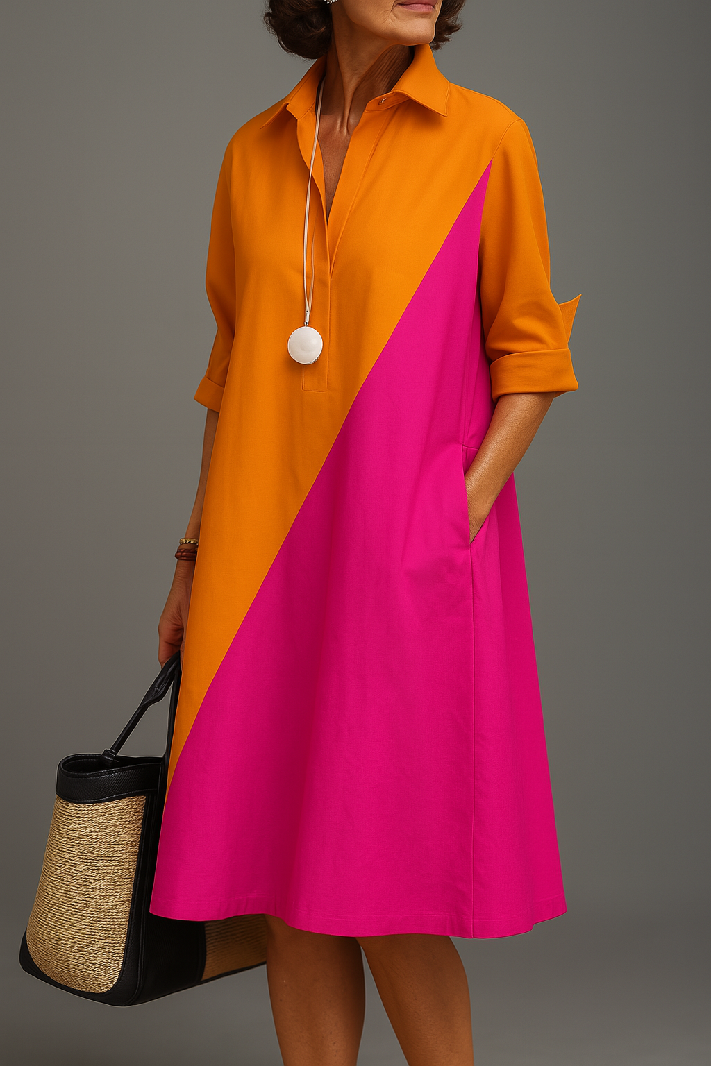 Elegant Shirt Dress for Women
