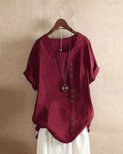 Effortless Button Detail Blouses for Women