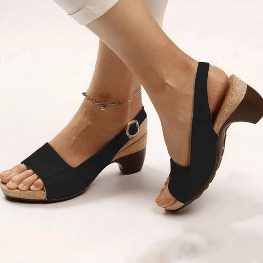 Comfortable Wedge Sandals for Women with Slingback Strap Style