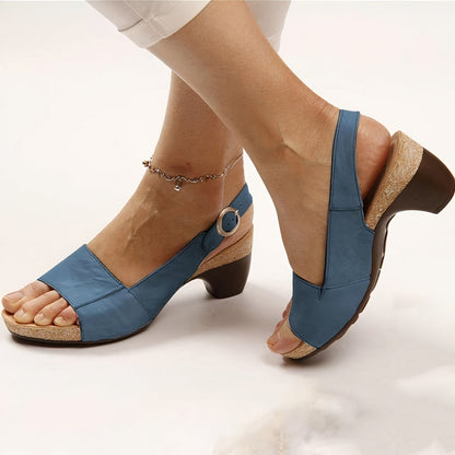 Comfortable Wedge Sandals for Women with Slingback Strap Style