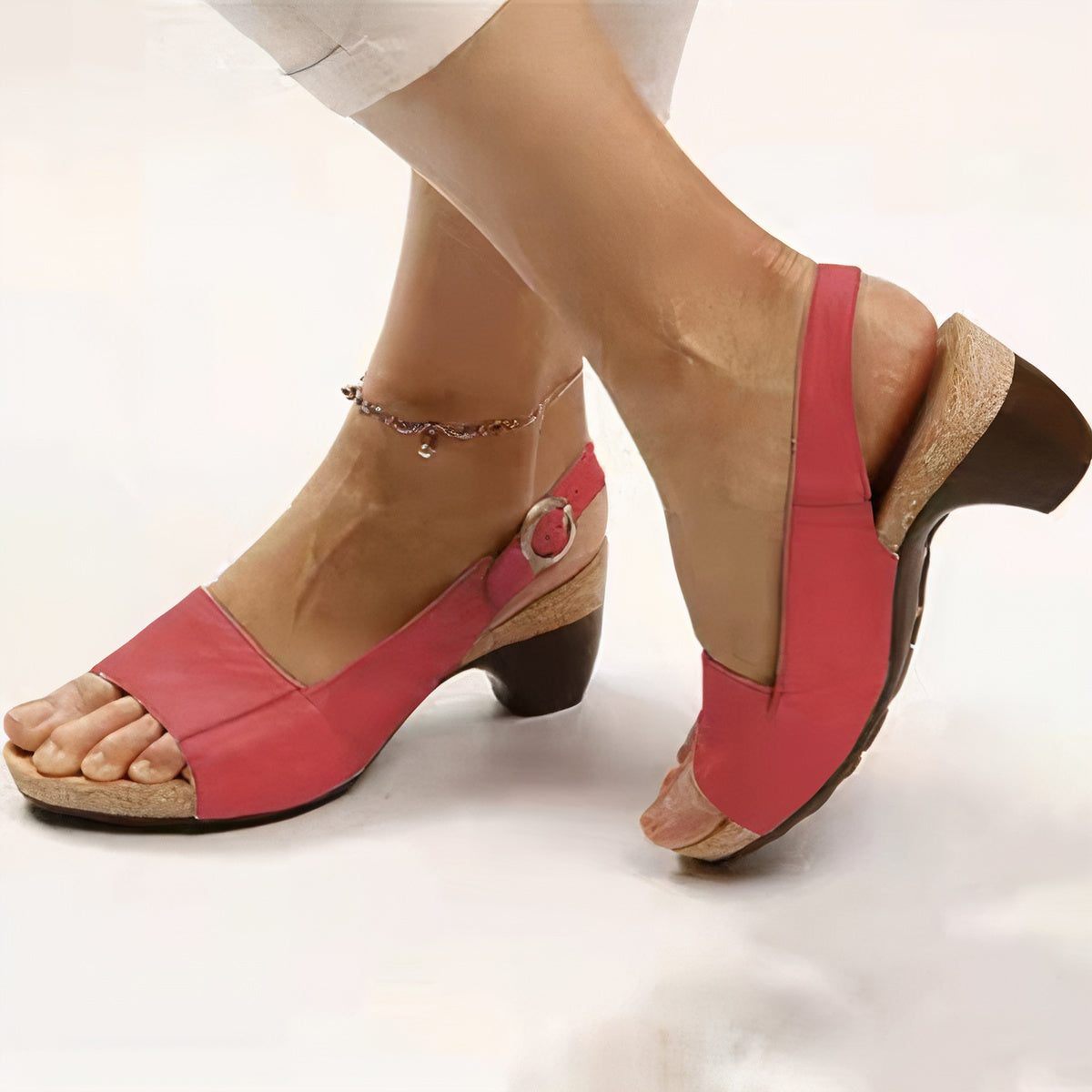 Comfortable Wedge Sandals for Women with Slingback Strap Style