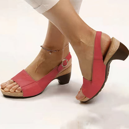 Comfortable Wedge Sandals for Women with Slingback Strap Style