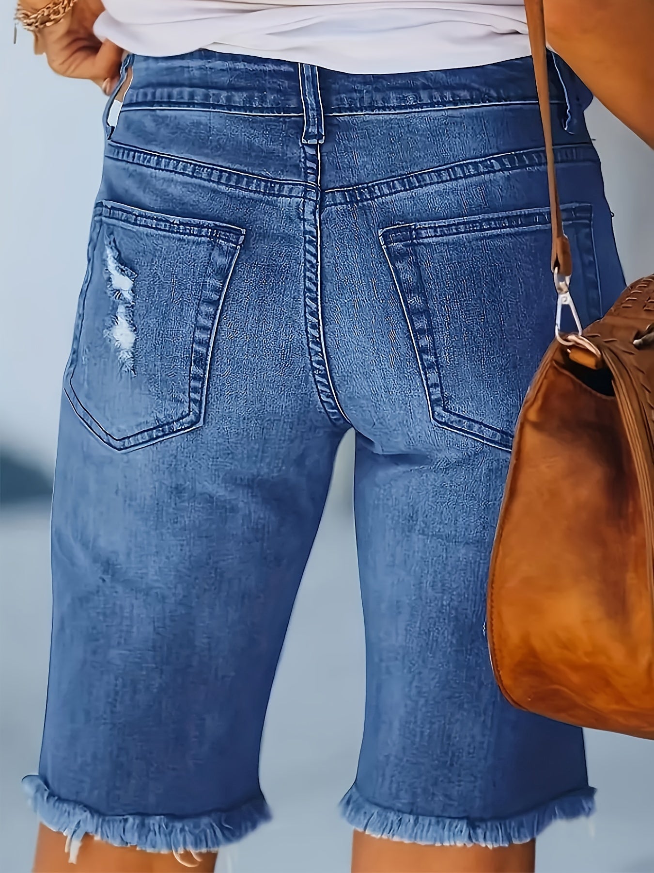 Stylish Denim Shorts for Women with High Waist Style