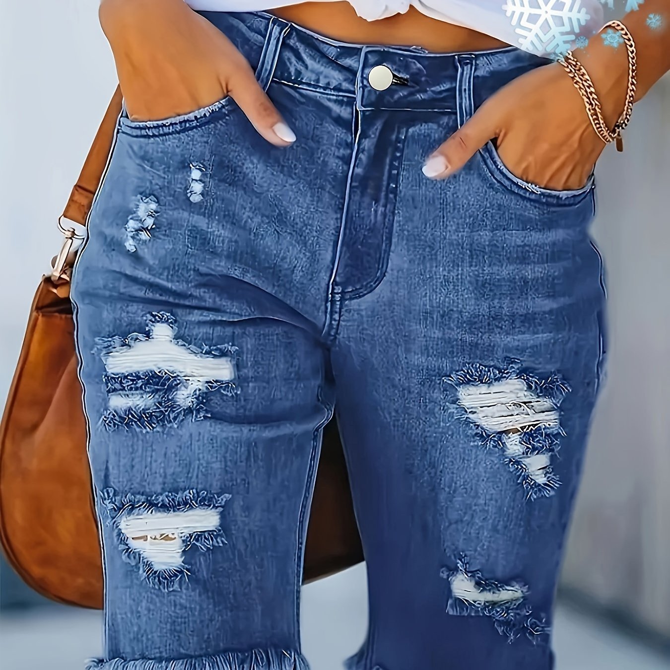 Stylish Denim Shorts for Women with High Waist Style