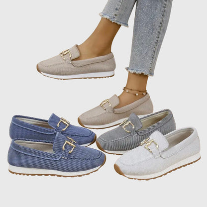 Comfortable Orthopedic Loafers for Women with Mesh Knit Style