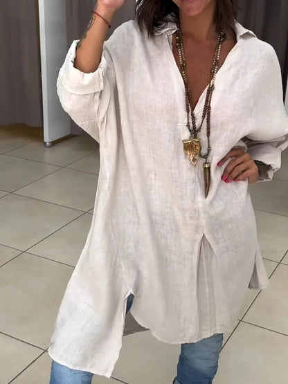Effortless Tunic Blouses for Women with V Neck Style