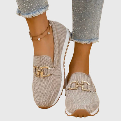 Comfortable Orthopedic Loafers for Women with Mesh Knit Style