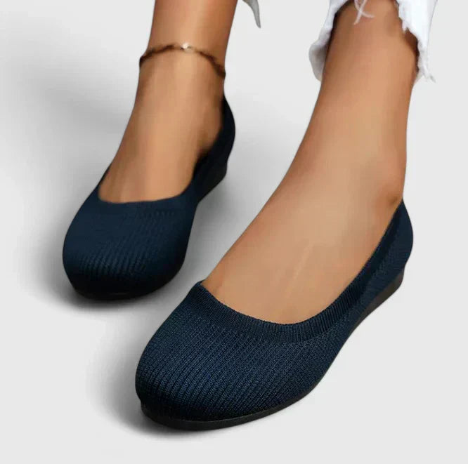 Comfortable Flats for Women with Woven Upper Style