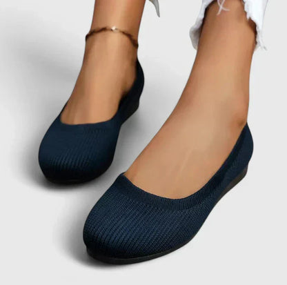 Comfortable Flats for Women with Woven Upper Style