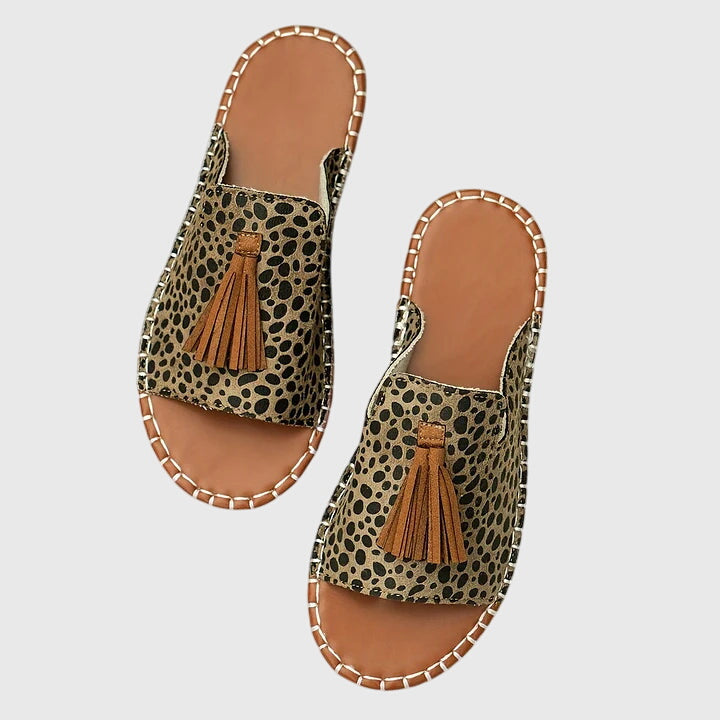 Comfortable Orthopedic Sandals for Women with Ethnic Print Style