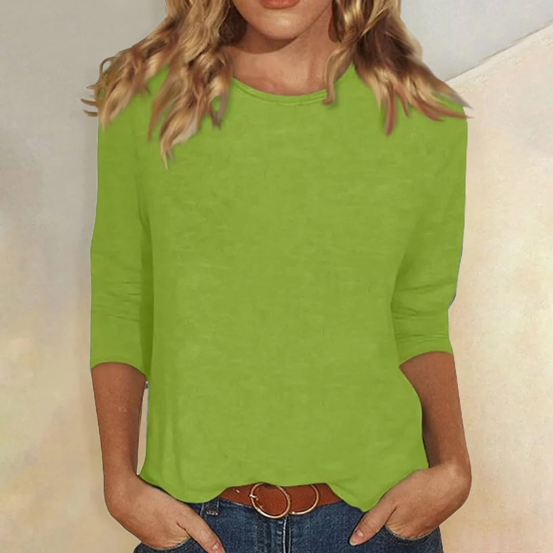 Effortless Blouses for Women with Crew Neck Style