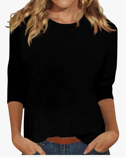 Effortless Blouses for Women with Crew Neck Style