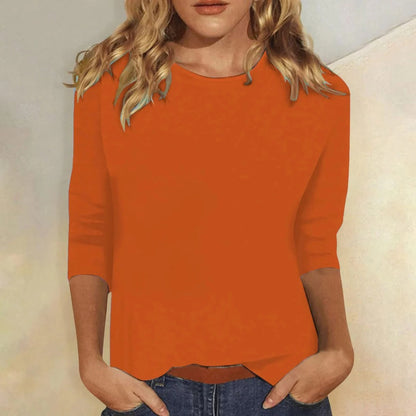Effortless Blouses for Women with Crew Neck Style