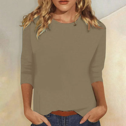 Effortless Blouses for Women with Crew Neck Style