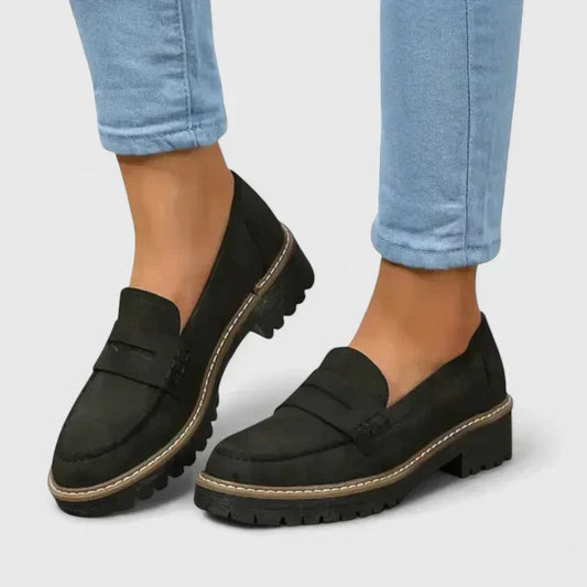 Comfortable Loafers for Women with Penny Strap Style
