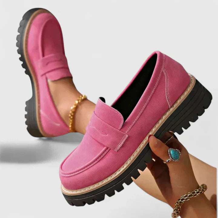Comfortable Loafers for Women with Penny Strap Style