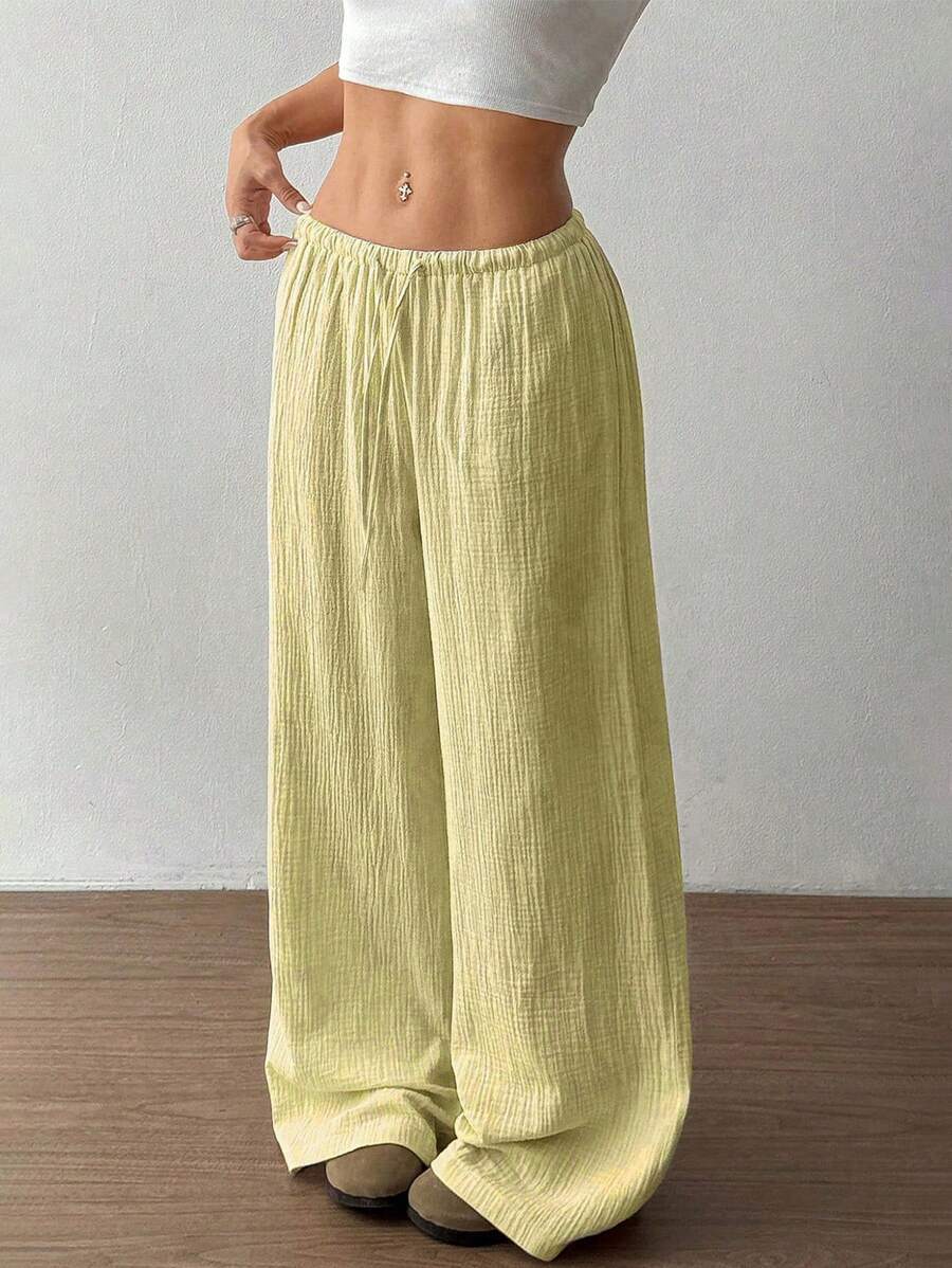 Effortless Wide Leg Pants for Women with High Waist Style