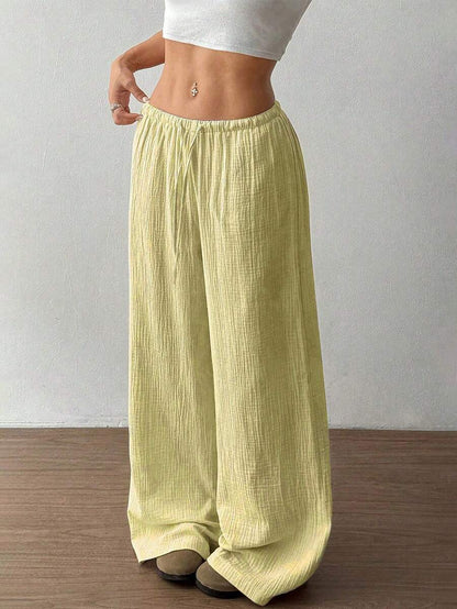 Effortless Wide Leg Pants for Women with High Waist Style
