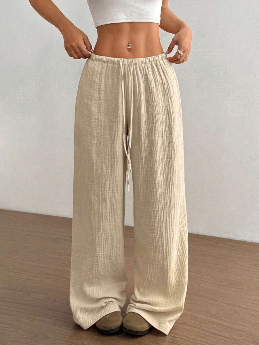 Effortless Wide Leg Pants for Women with High Waist Style