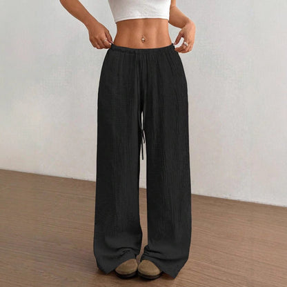 Effortless Wide Leg Pants for Women with High Waist Style