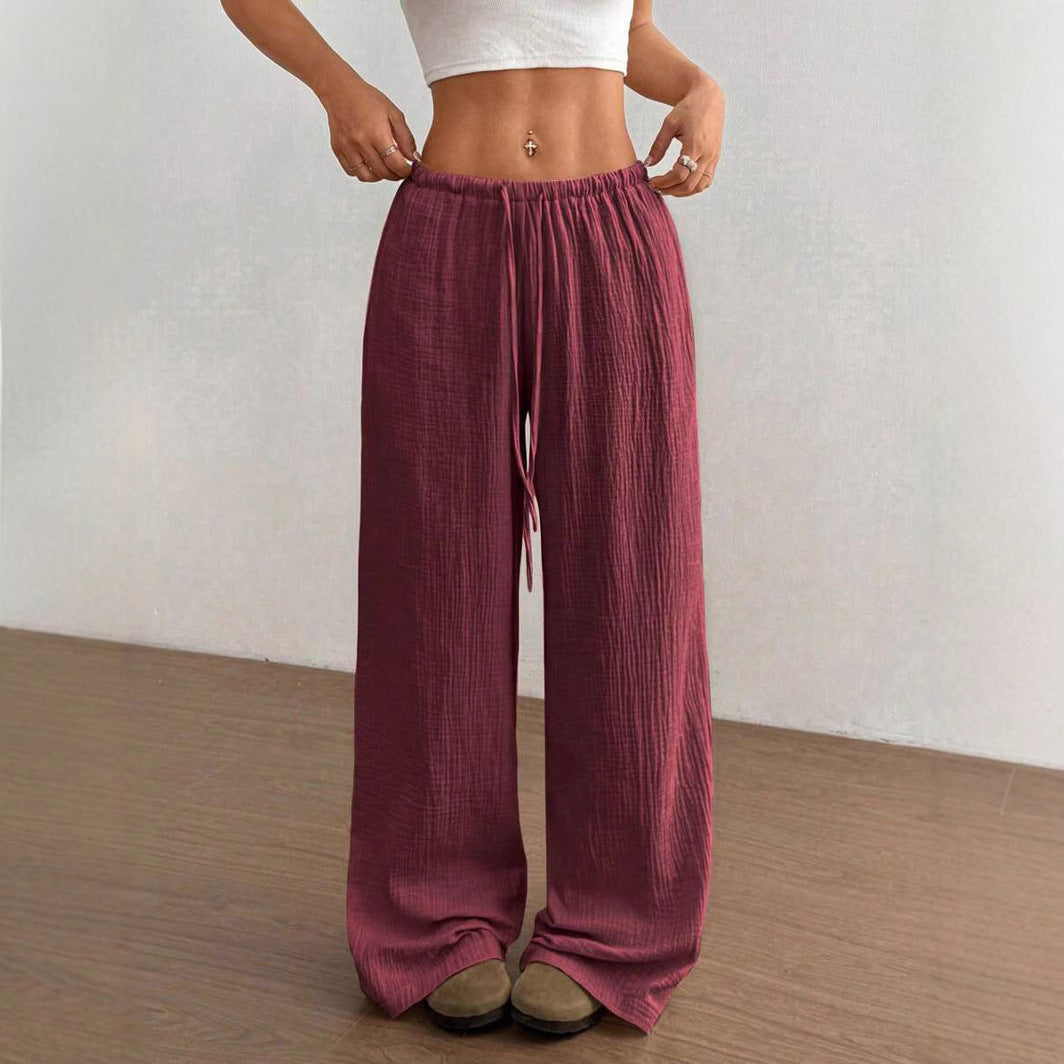 Effortless Wide Leg Pants for Women with High Waist Style
