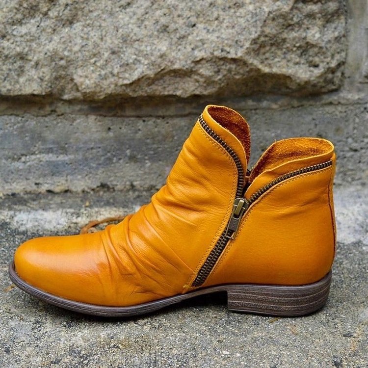 Stylish Leather Ankle Boots for Women