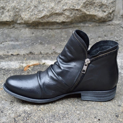 Stylish Leather Ankle Boots for Women