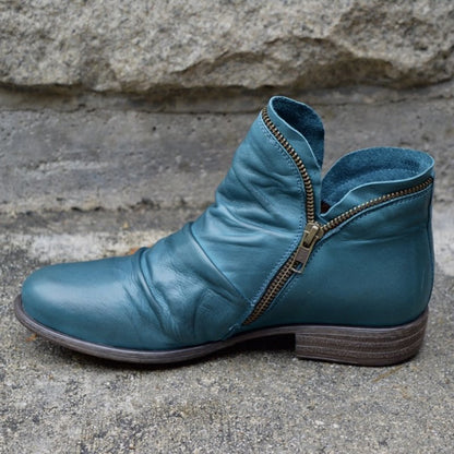 Stylish Leather Ankle Boots for Women