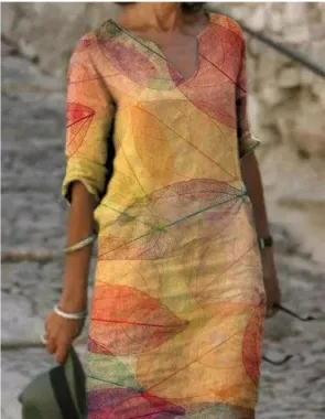 Effortless Green Sundress for Women with Printed Style