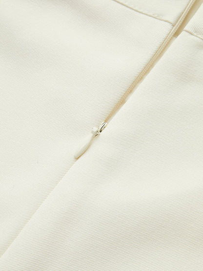 Tailored Mini Skirt with Belt Detail