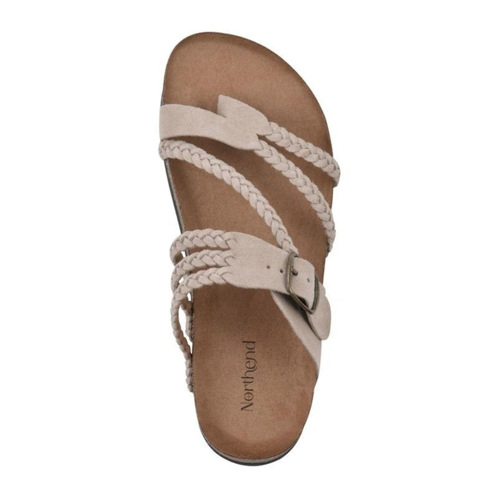 Comfortable Sandals for Women with Braided Strap Cork Style