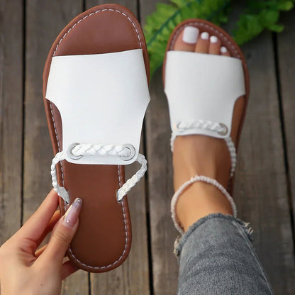 Comfortable Sandals for Women with Braided Strap Style