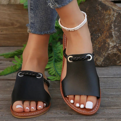 Comfortable Sandals for Women with Braided Strap Style