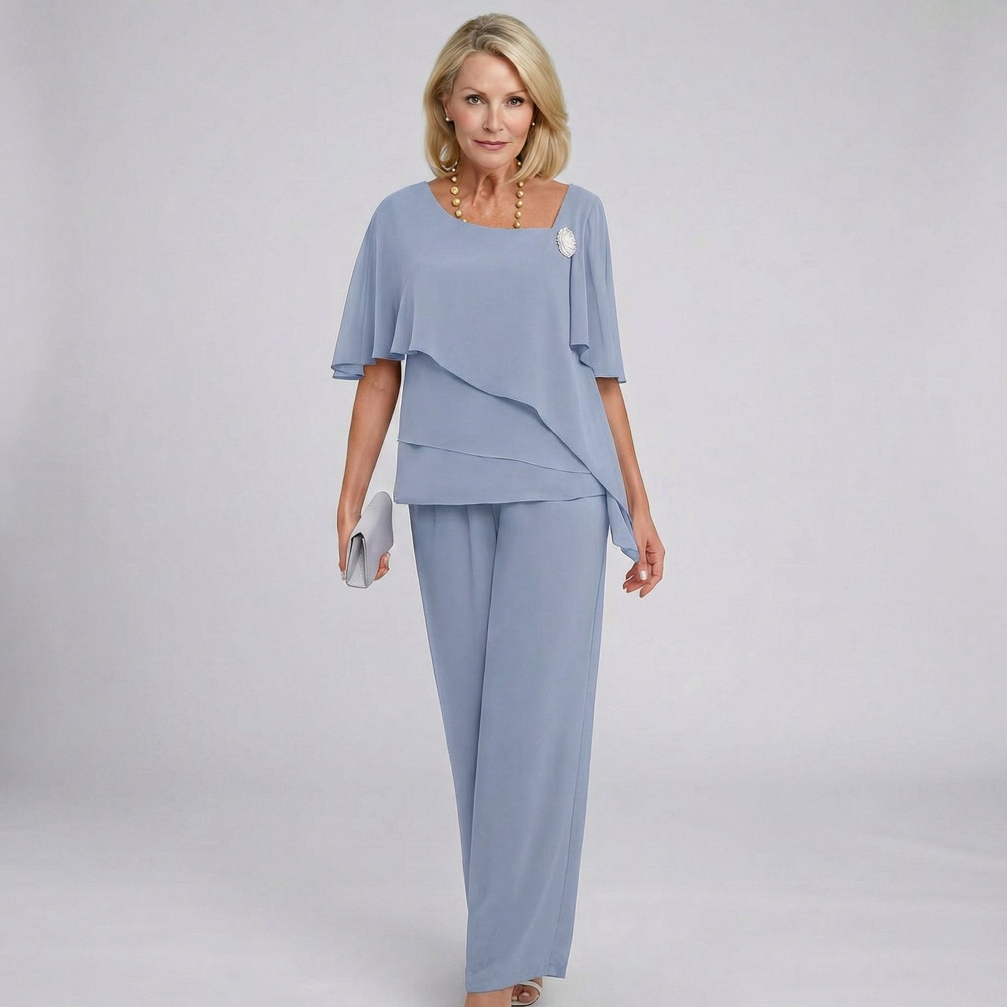 Elegant Two Piece Pants Set