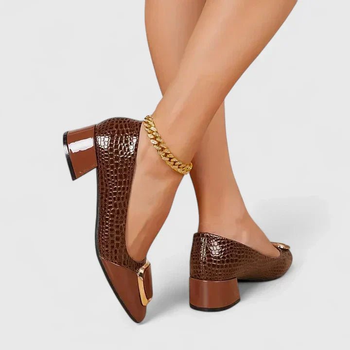 Elegant Pumps for Women with Block Heel Style
